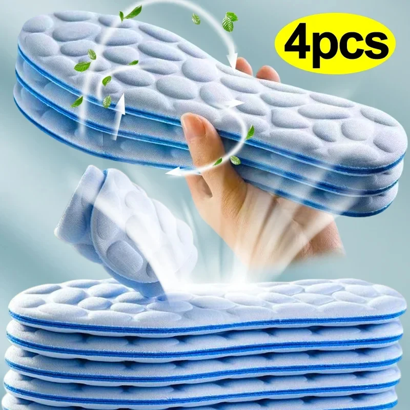 Breathable Mesh Athletic Shoes - Plantillas de espuma viscoelástica de masaje